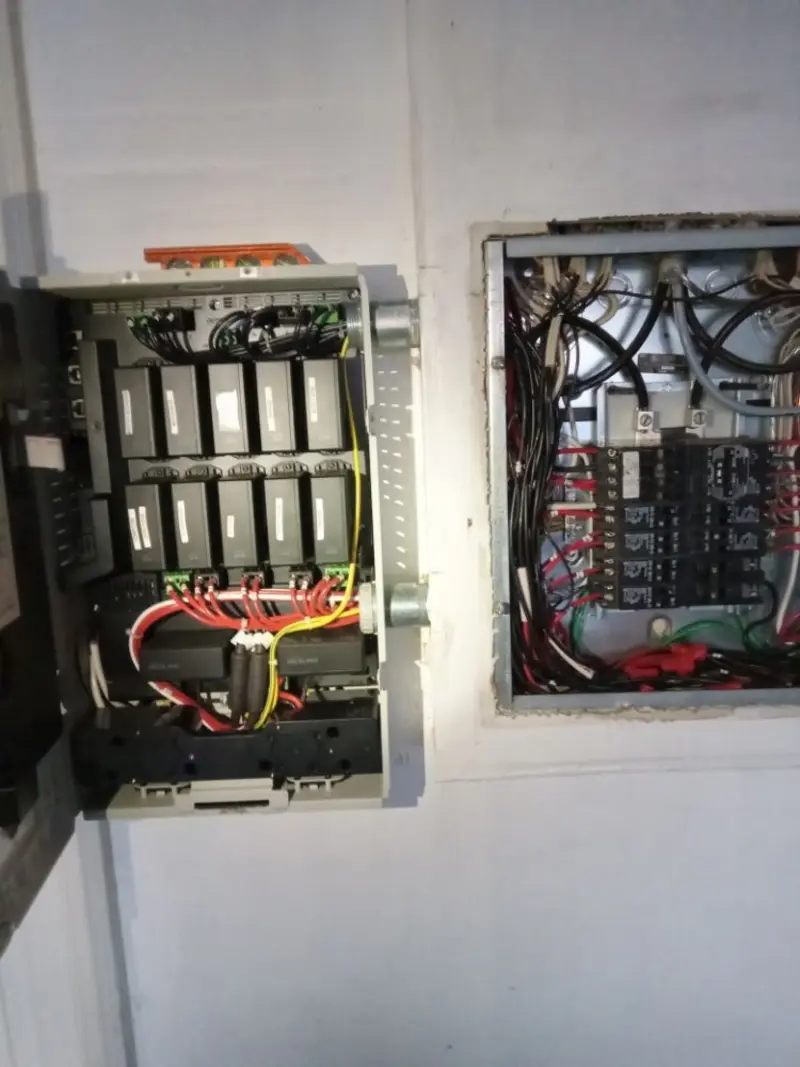 Electrical panel upgrade completed for Carbon Monoxide Detector Installation in College Park